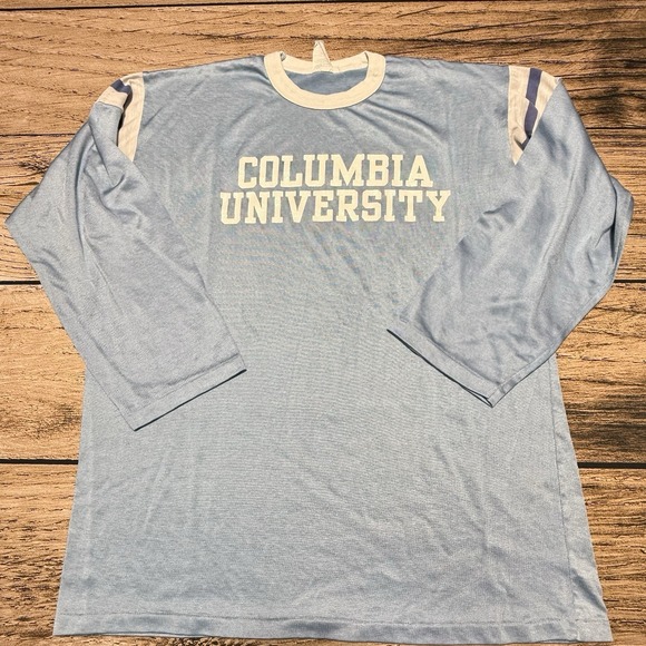 Velva Sheen Other - Velva Sheen Columbia University Shirt Jersey XL Blue Ivy League 70s 80s VTG